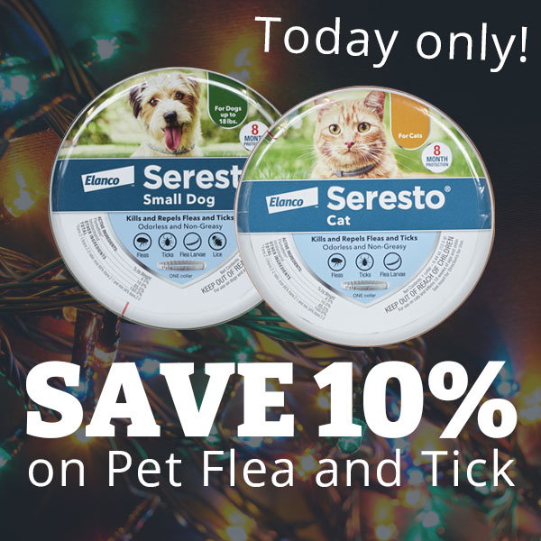 Save 10% on Pet Flea and Tick