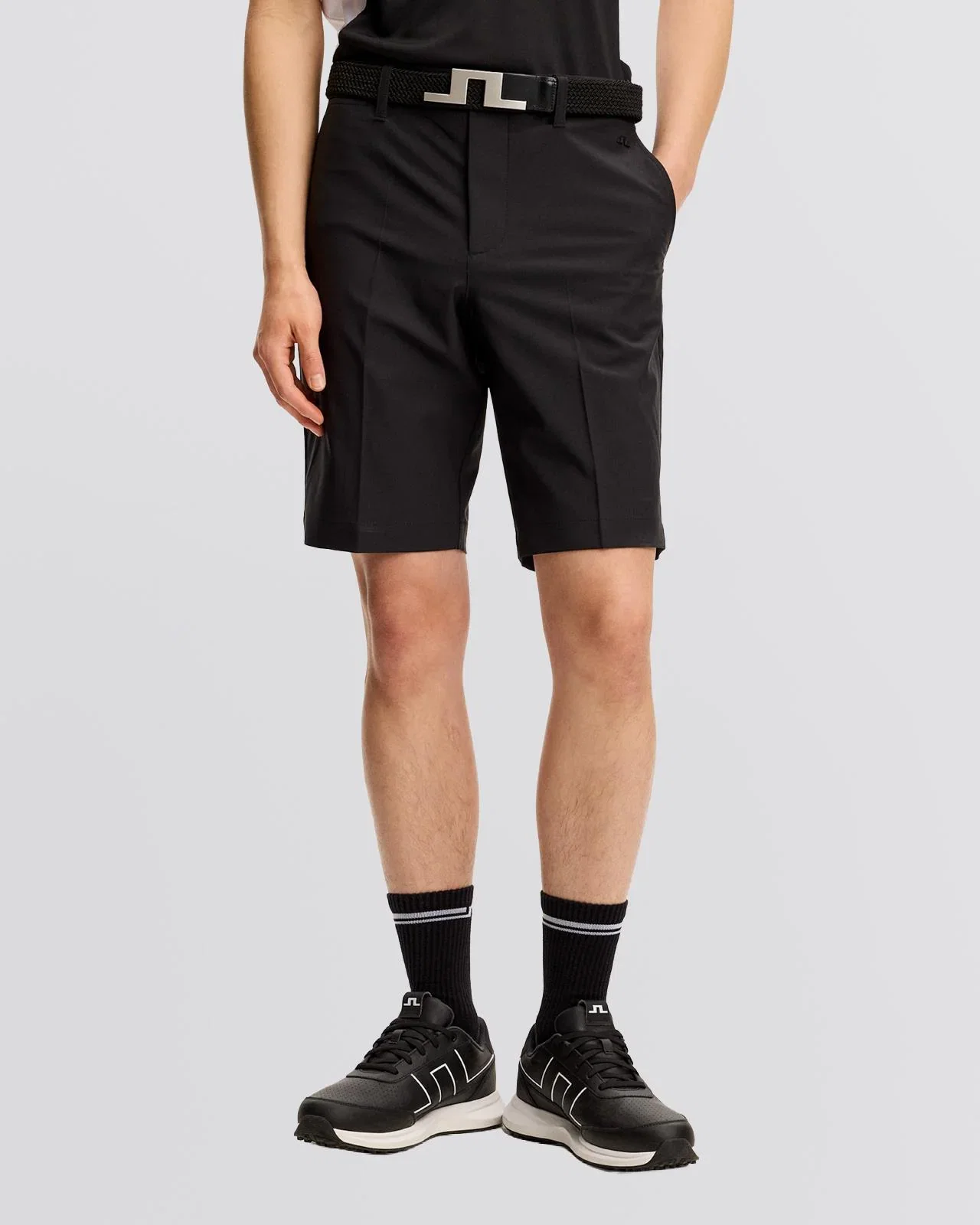 Image of J.Lindeberg Eloy Micro High Stretch Shorts Black