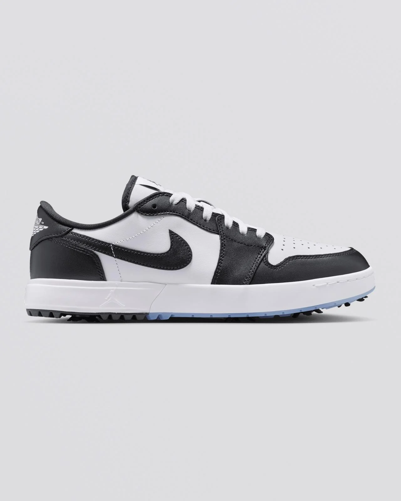 Image of Air Jordan 1 Low Spiked Golf Shoes White/Black