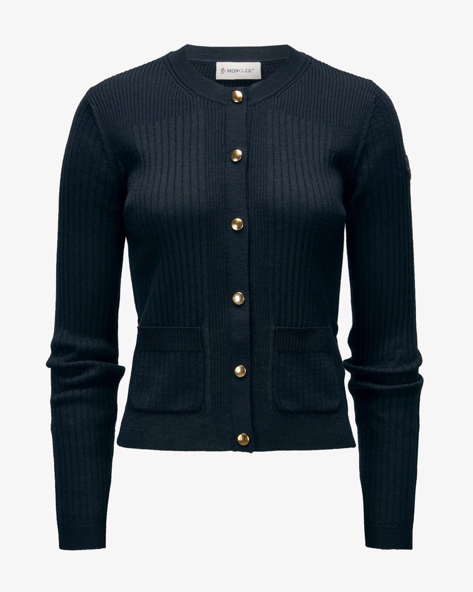 Strickjacke aus Schurwoll-Mix