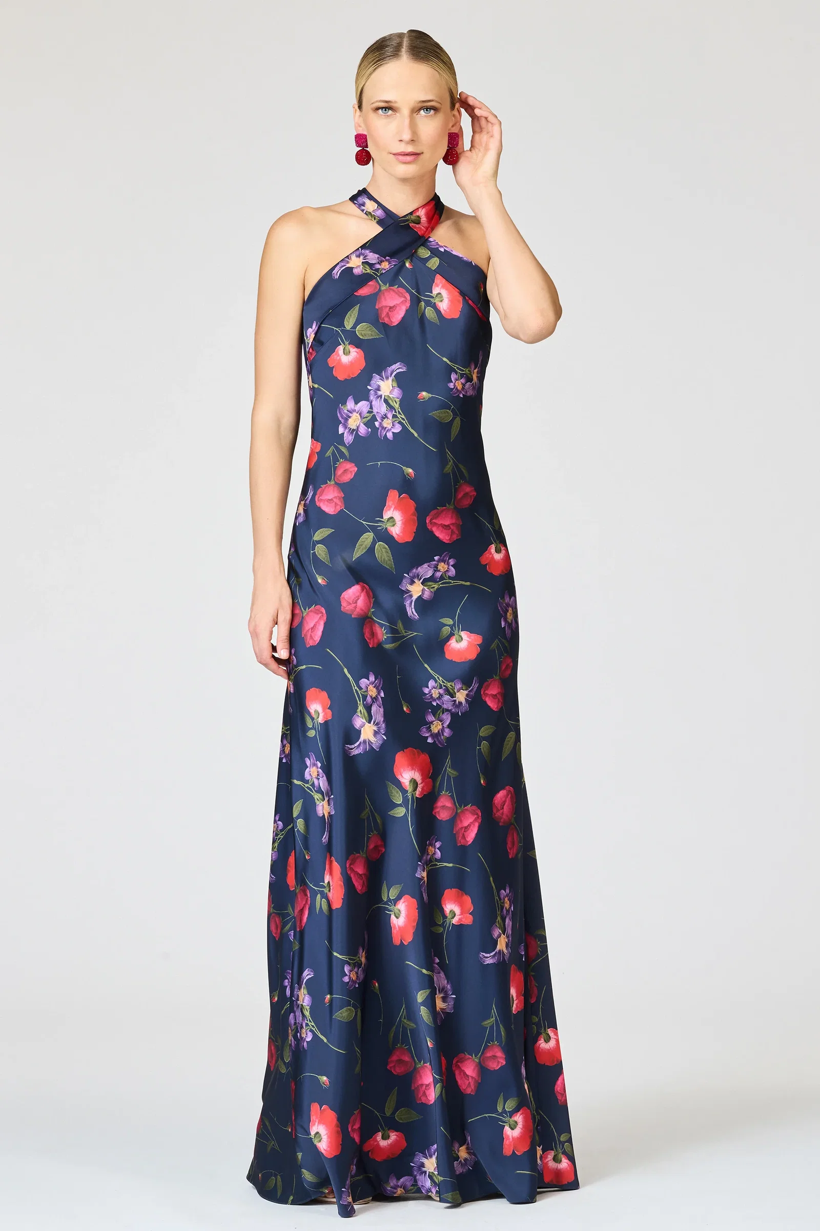 Image of LAURANT GOWN - MIDNIGHT JARDIN