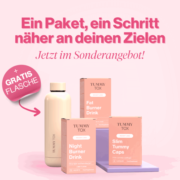 Bye Bye Belly Fat: Ein Paket, ein Schritt näher an deinen Zielen