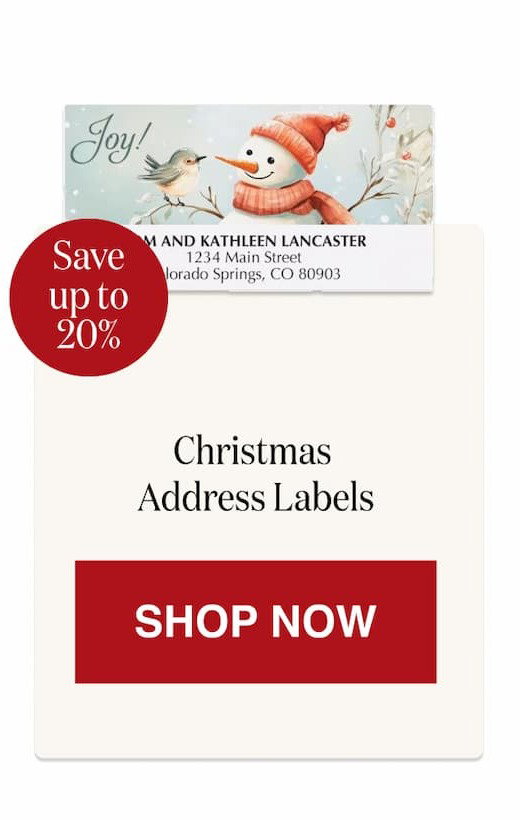 Christmas Address Labels [Click here to Shop Now]