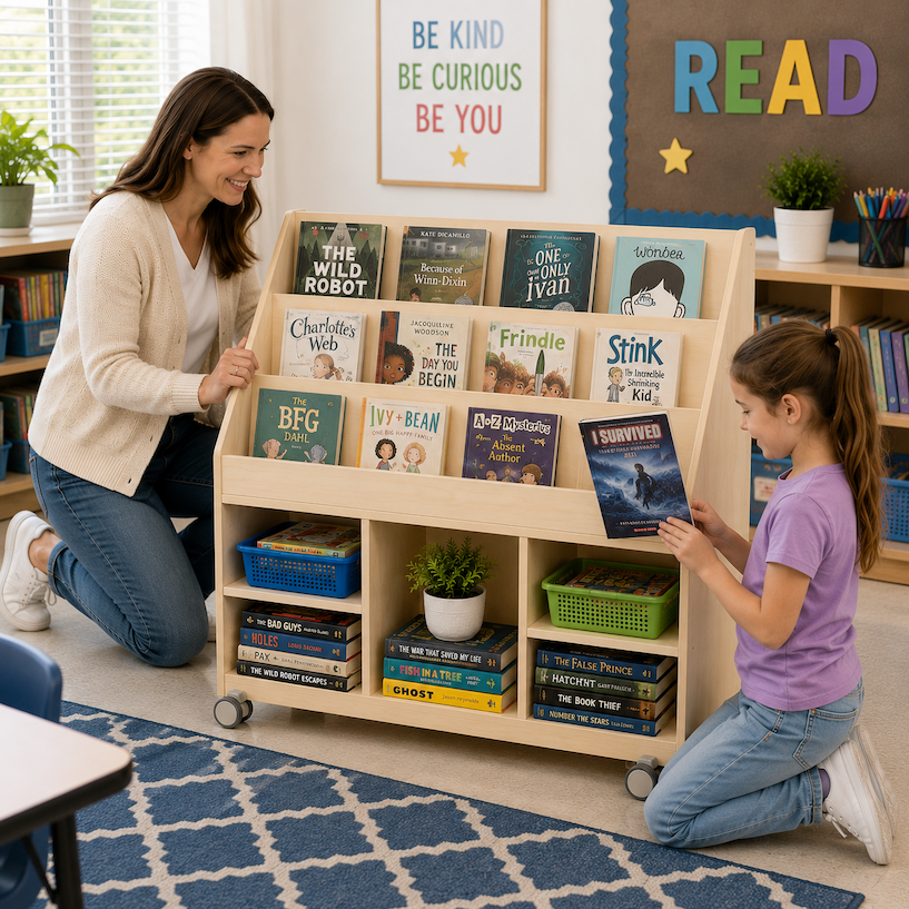 Environments® Mobile Library Center - Ready to Assemble