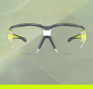 AcuSpex™ Frameless Clear Safety Glasses with PureVue™ Premium Anti-Fog Coating Item #: EBX4055