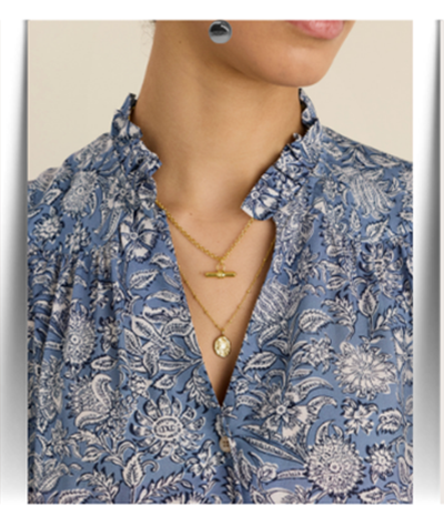 Nolan Printed Blouse