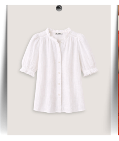 Bryony Organic Cheesecloth Blouse