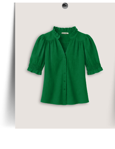 Nolan Organic Cheesecloth Blouse