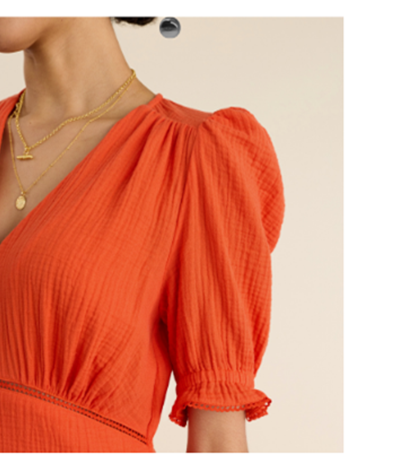 Bella Organic Cheesecloth Midi Dress