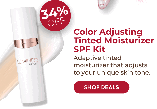 COLOR ADJUSTING TINTED MOISTURIZER SPF KIT: Adaptive tinted moisturizer that adjusts to your unique skin tone.