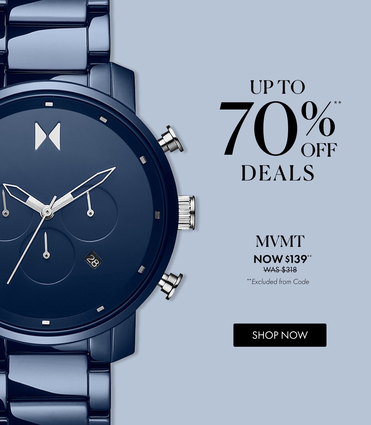 Up to 70% off Deals