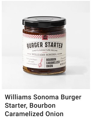 Williams Sonoma Burger Starter, Bourbon Caramelized Onion