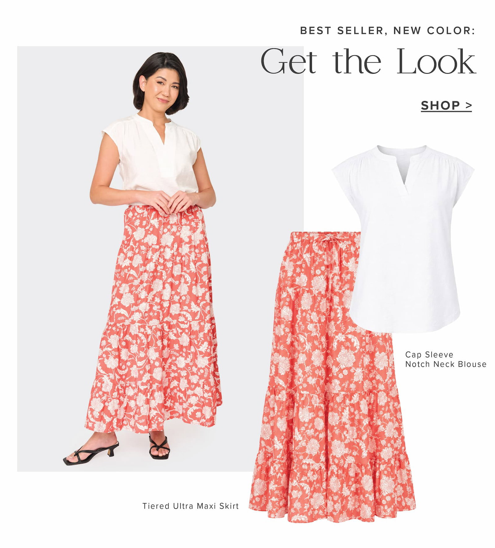 Get the look: Tiered Ultra Maxi Skirt