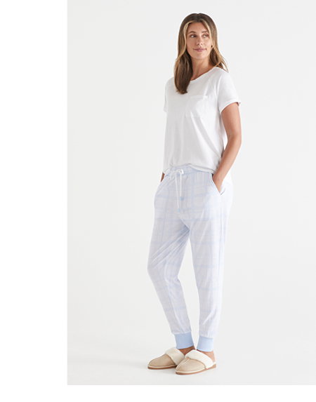 Check Tapered Pyjama Pant