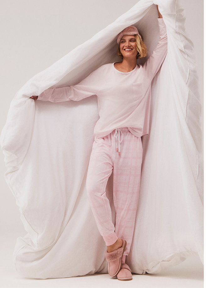 Check Tapered Pyjama Pant
