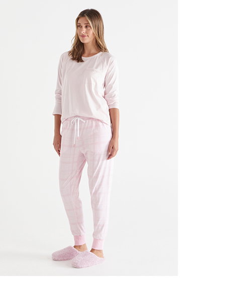 Check Tapered Pyjama Pant