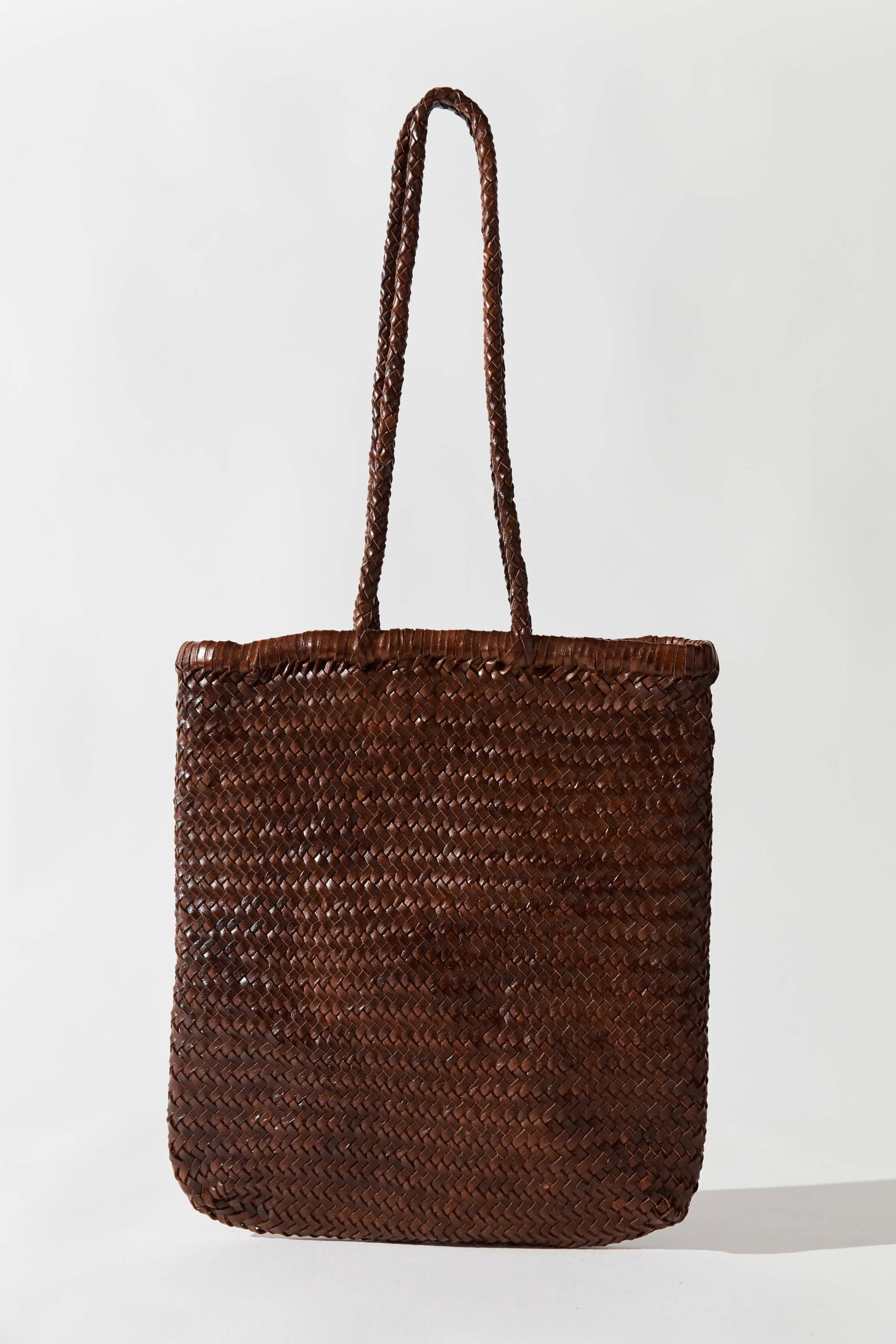 Image of Bagu Woven Tote - Chestnut