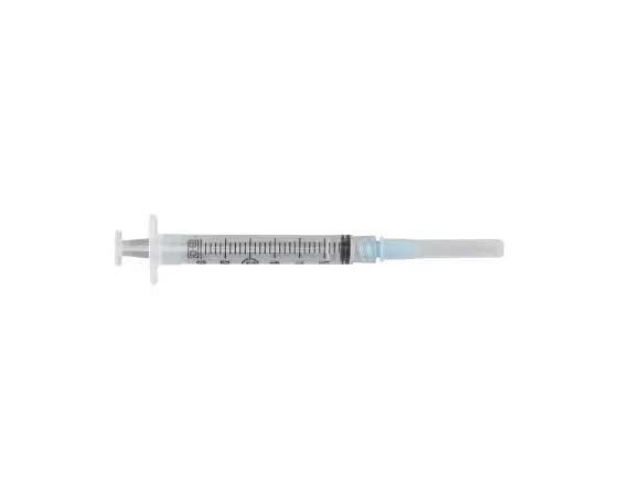 BD Luer-Lok⢠3 mL Syringe with attached PrecisionGlide⢠Hypodermic Needle 25 G x 1 in