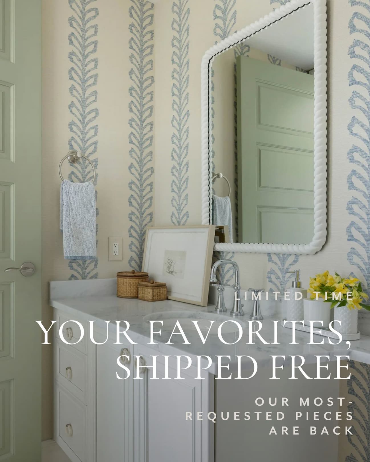 Free Shipping on orders over $150