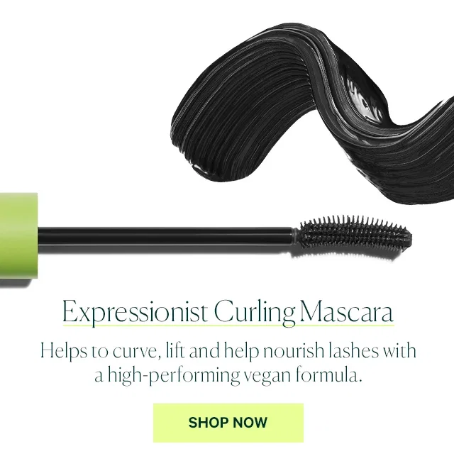 Expressionist Curling Mascara  Helps to curve, lift and help nourish lashes with a high-performance vegan formula.  SHOP NOW