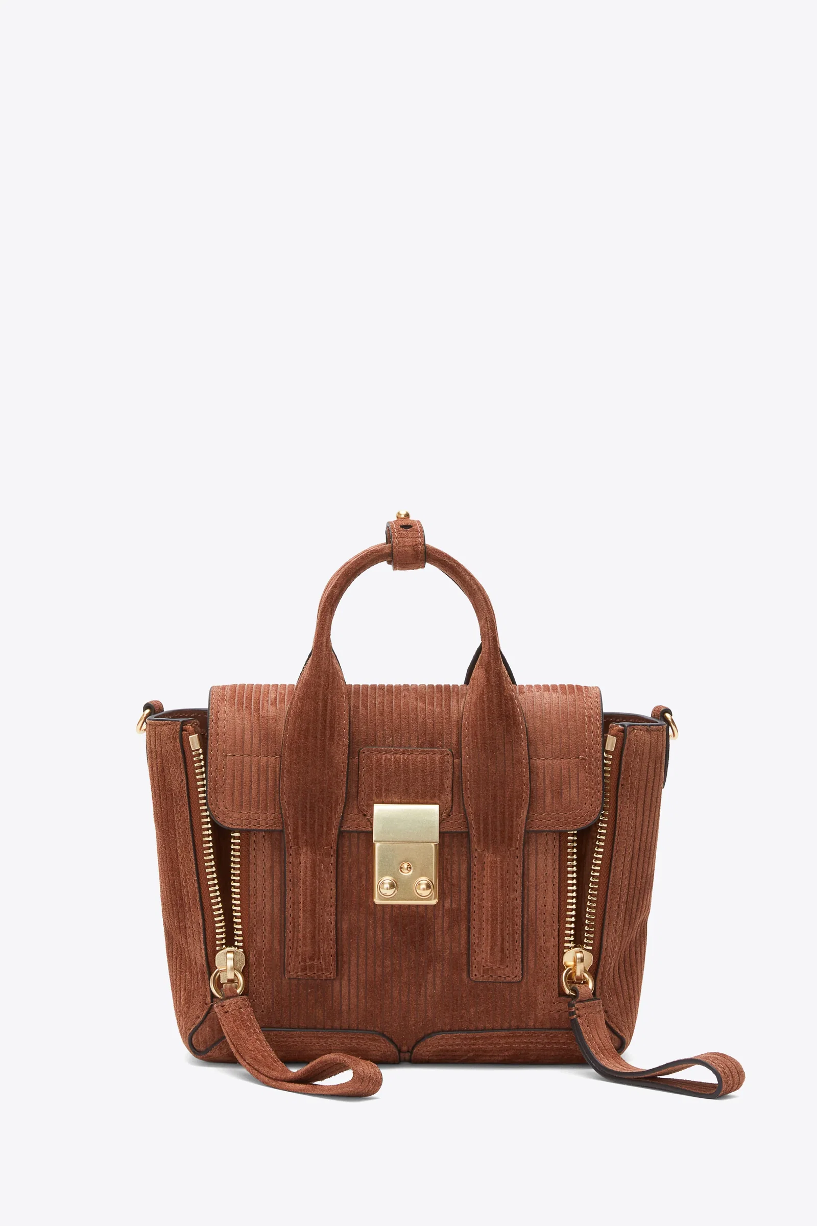 Image of Embossed Suede Pashli Mini