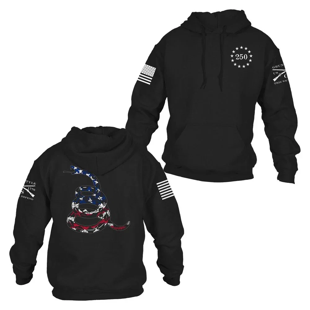 Image of Freedom Gadsden Hoodie - Black