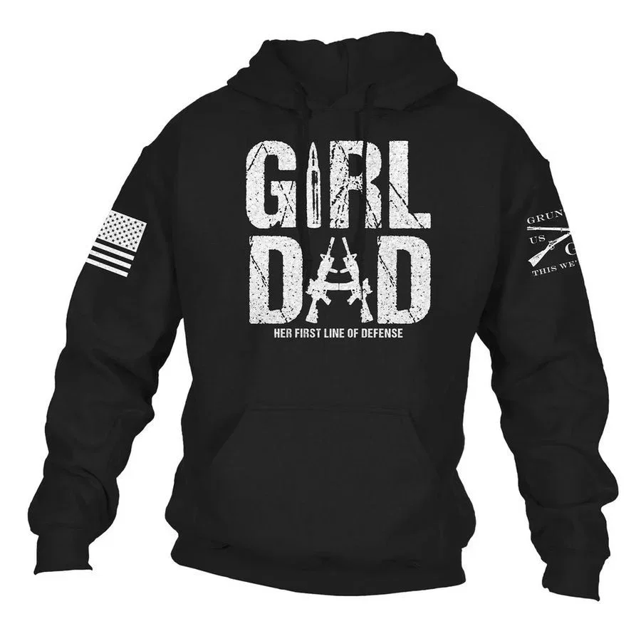 Image of Girl Dad Hoodie - Black