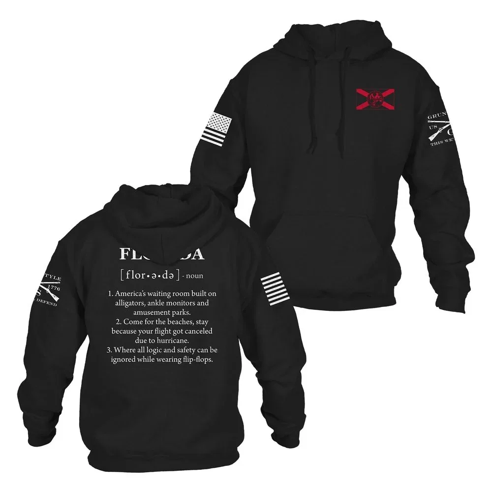Image of Florida Defined Hoodie - Black