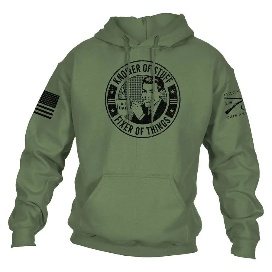 Image of Knower Of Stuff Hoodie - Military Green