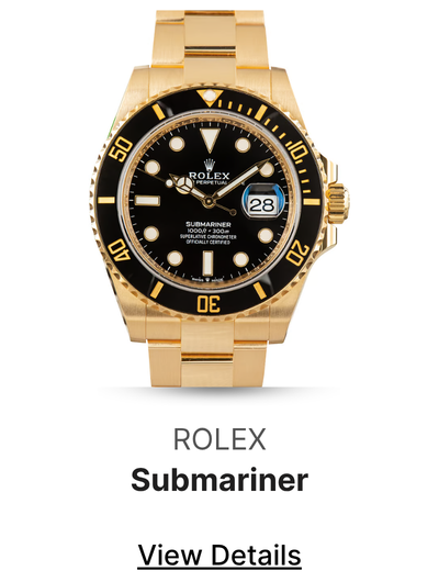 Pre-Owned 18k Yellow Gold Rolex Submariner Ref 126618 Black Dial