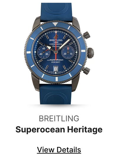 Pre-Owned Breitling Superocean Heritage Blue Dial