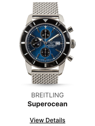 Used Steel Breitling Superocean Heritage 46 Blue Dial