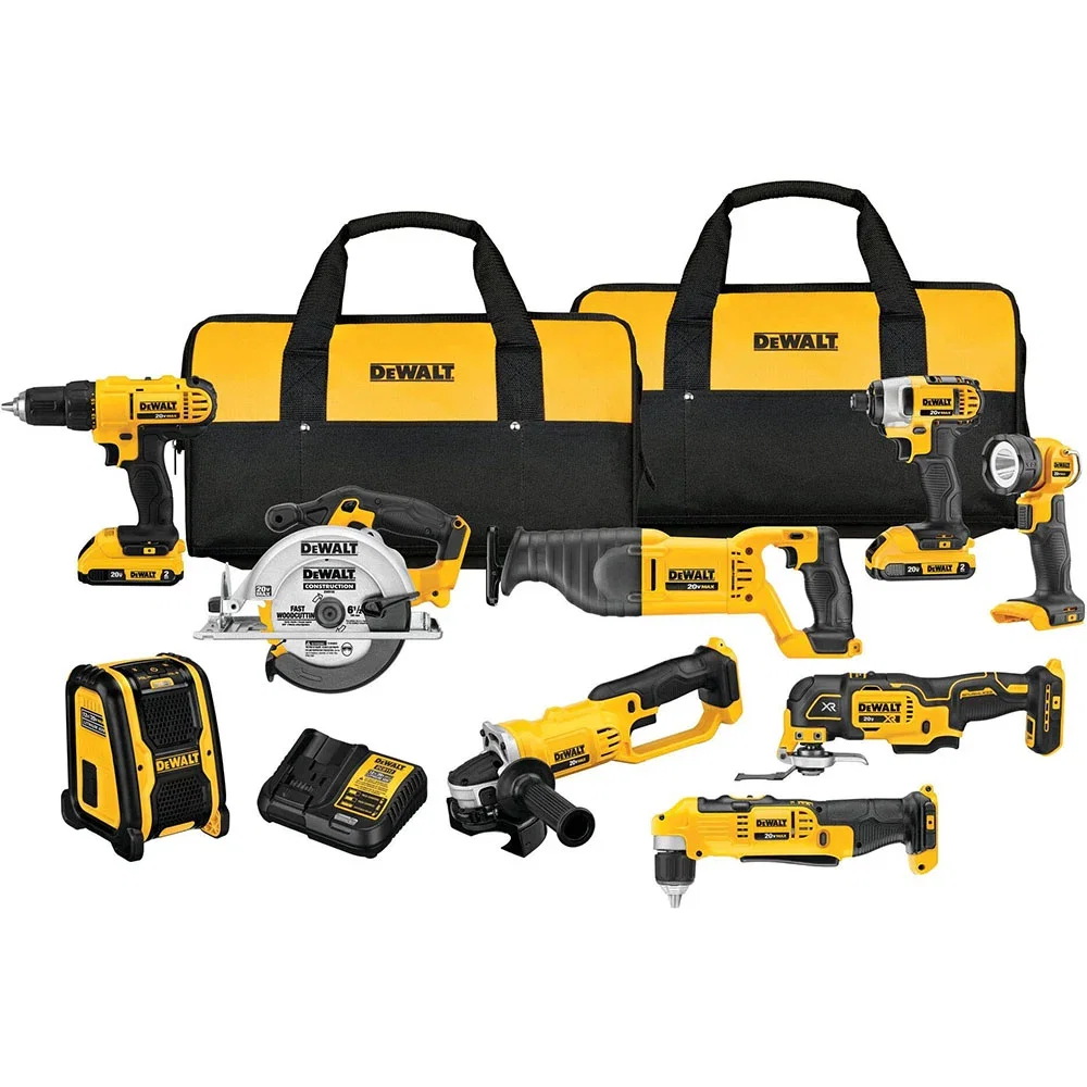 DEWALT 20V Max 9 Tool Combo Kit with Soft Case