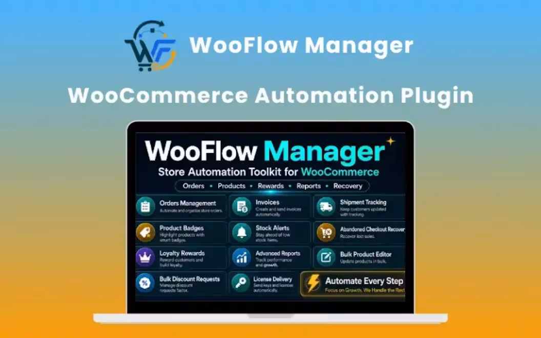 WooFlow Manager – Automate & Manage Your WooCommerce Store