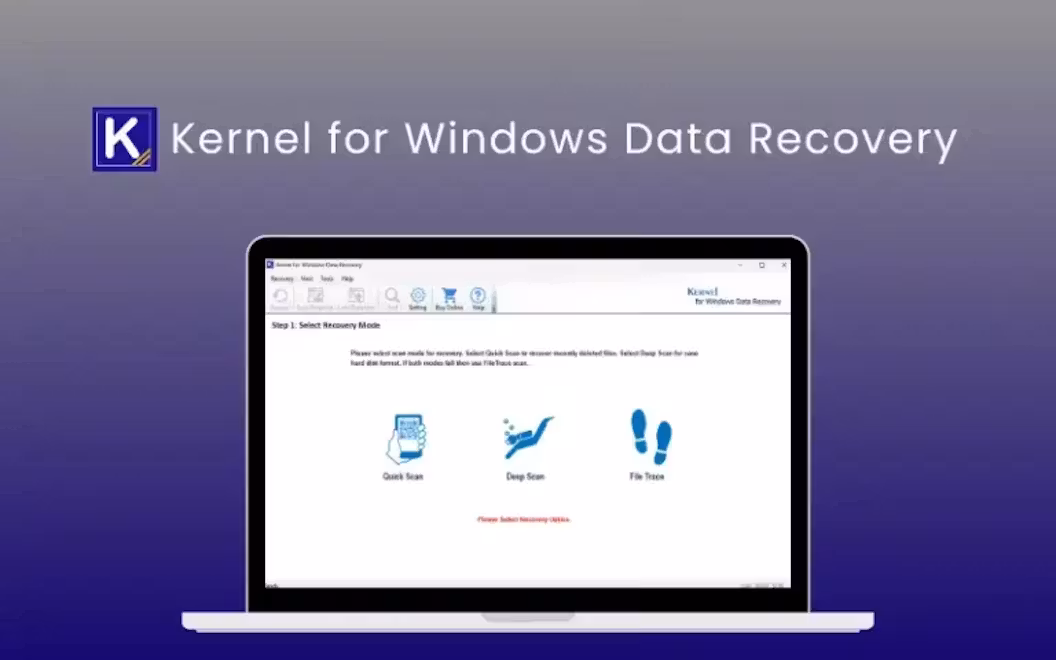 Kernel Windows Data Recovery Software to Recover Lost Data Instantly