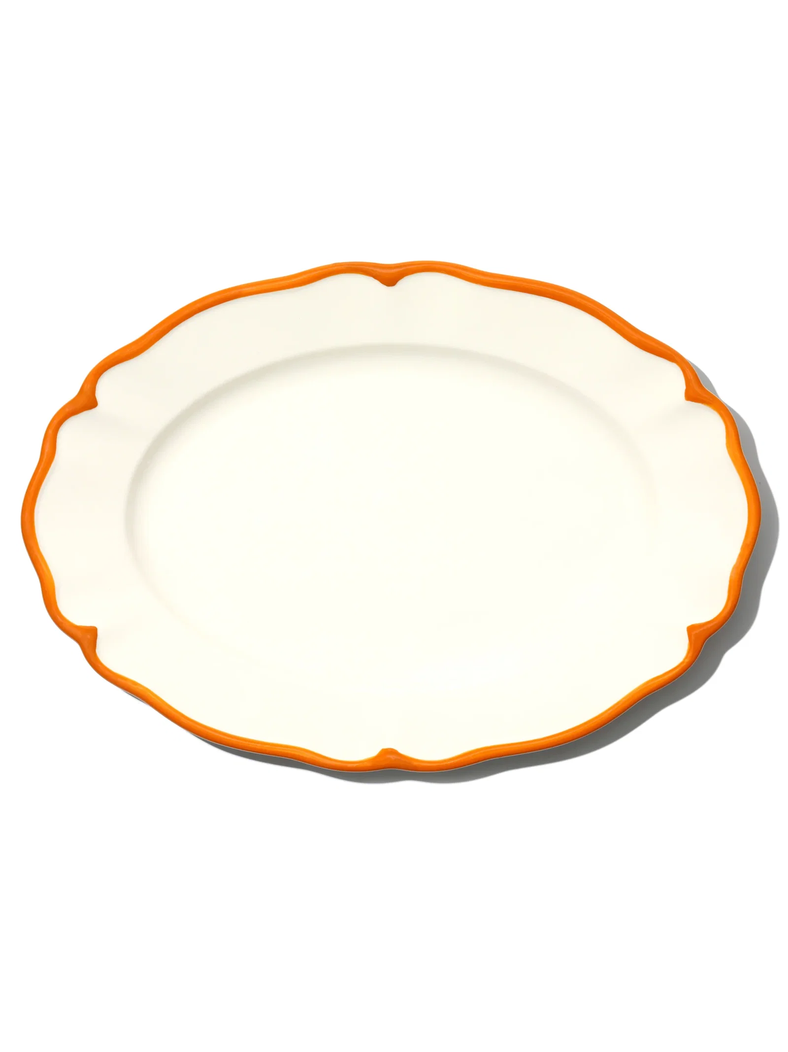 Image of Summer Petal Oval Platter, 16 Inch