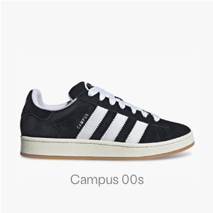 adidas Campus 00s Sneakers in Black/White