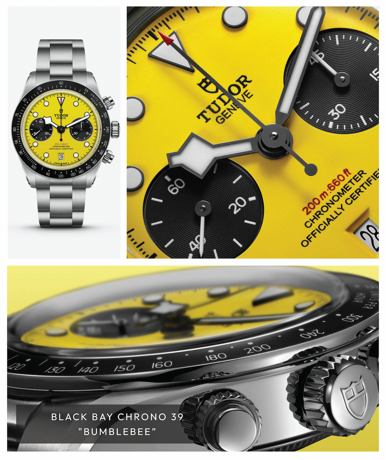 TUDOR Black Bay Chrono 39 "Bumblebee" Watch M79310N-0001