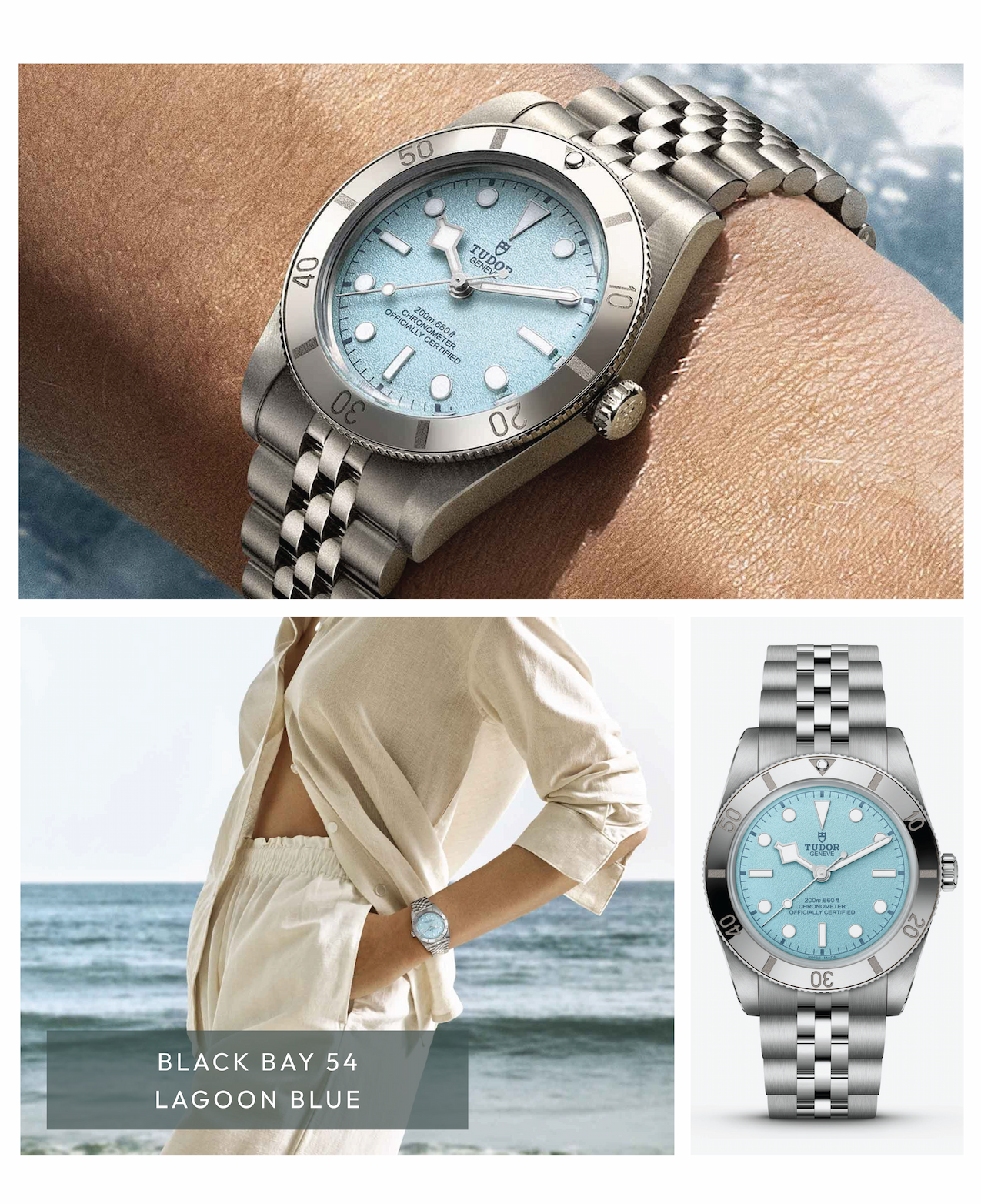 TUDOR Black Bay 54 Lagoon Blue 37mm Watch M79000-0001