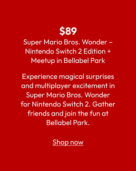 Super Mario Bros. Wonder – Nintendo Switch 2 Edition + Meetup in Bellabel Park