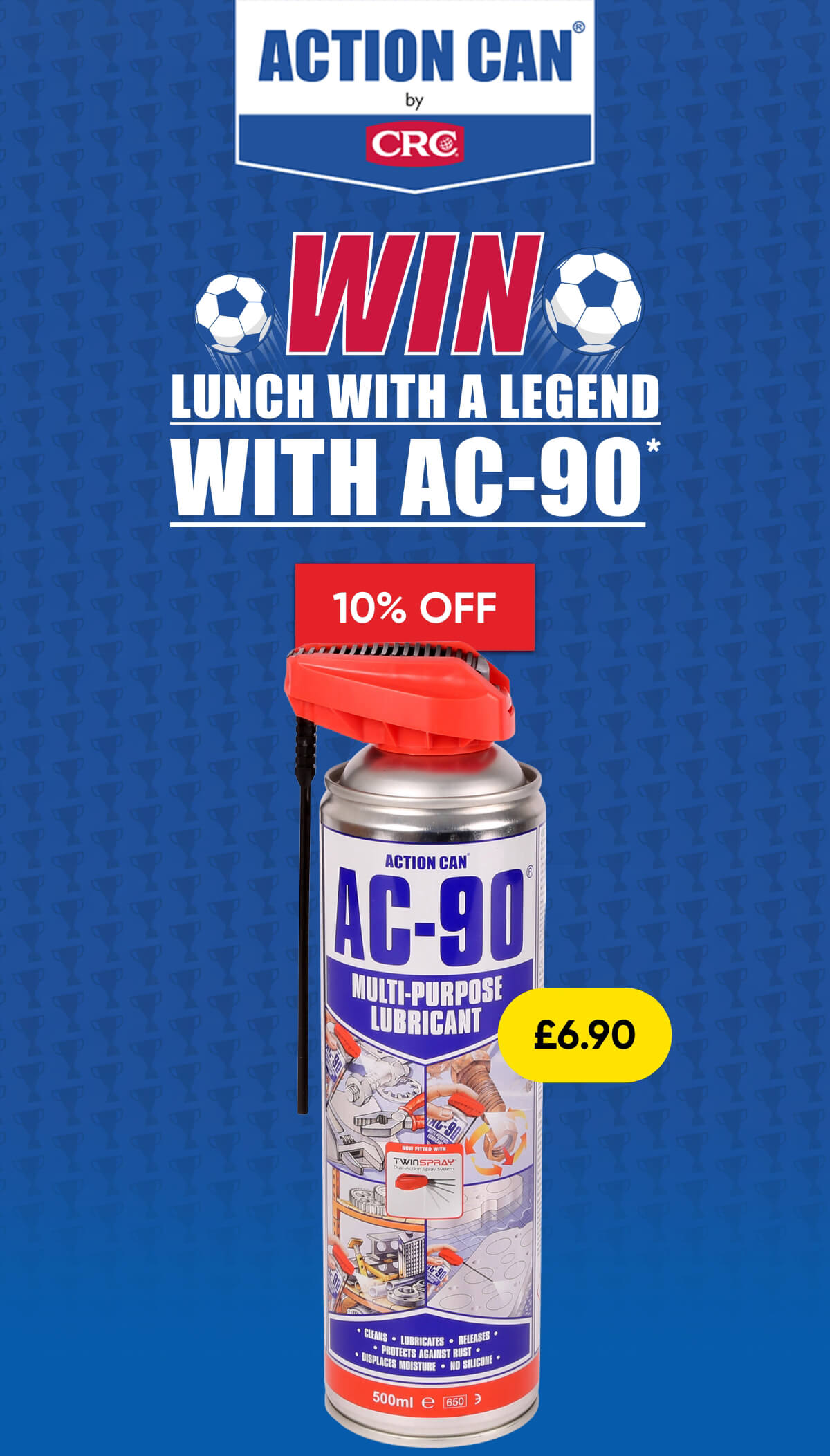 Action Can AC-90 Twinspray Lubricant 500ml