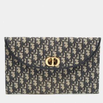Blue/Beige Oblique Canvas and 