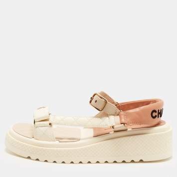 Dad Size 39 Cream/Pink Quilted