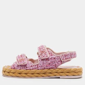 Dad Size 37 Pink Tweed and Lea