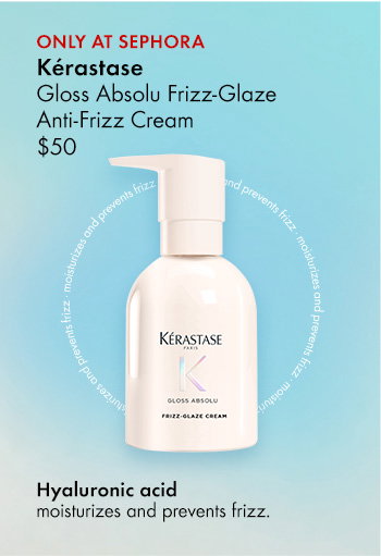 Kérastase Gloss Absolu High-Shine Anti-Frizz Glaze Styling Cream for Medium to Thick Hair