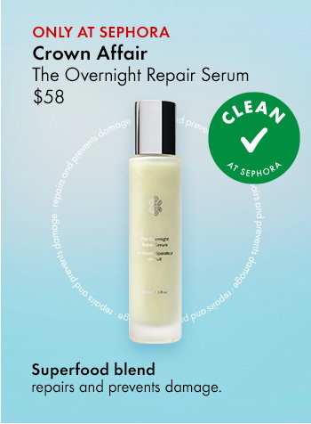 Crown Affair The Overnight Repair Serum Treatment for Dry, Damaged Hair