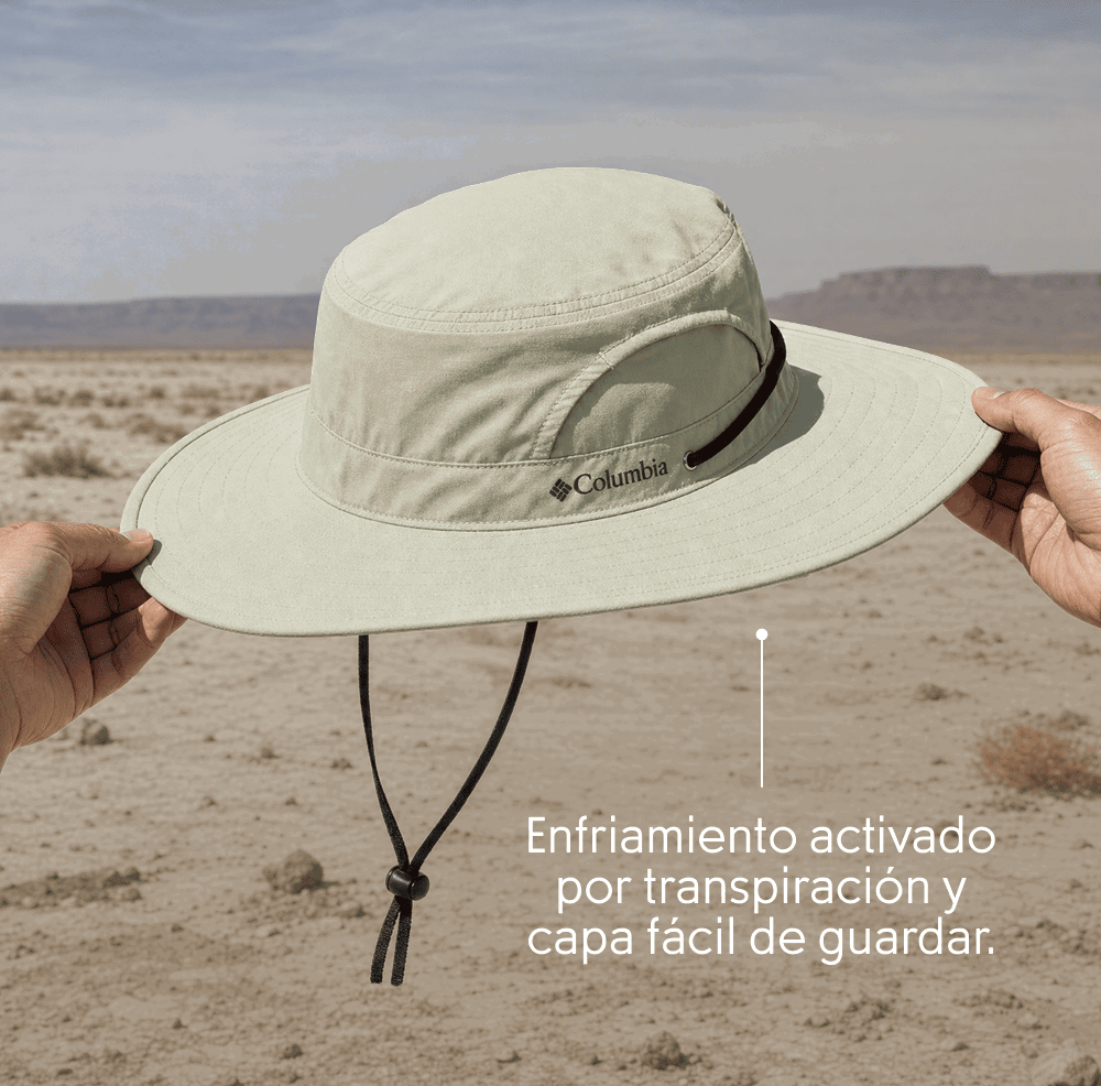 Enfriamiento activado por transpiración y capa fácil de guardar.
