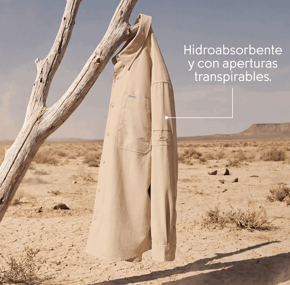 Hidroabsorbente y con aperturas transpirables.