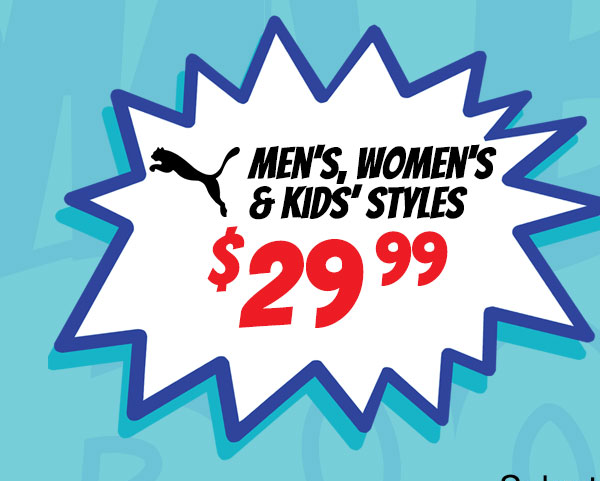 PUMA at $29.99