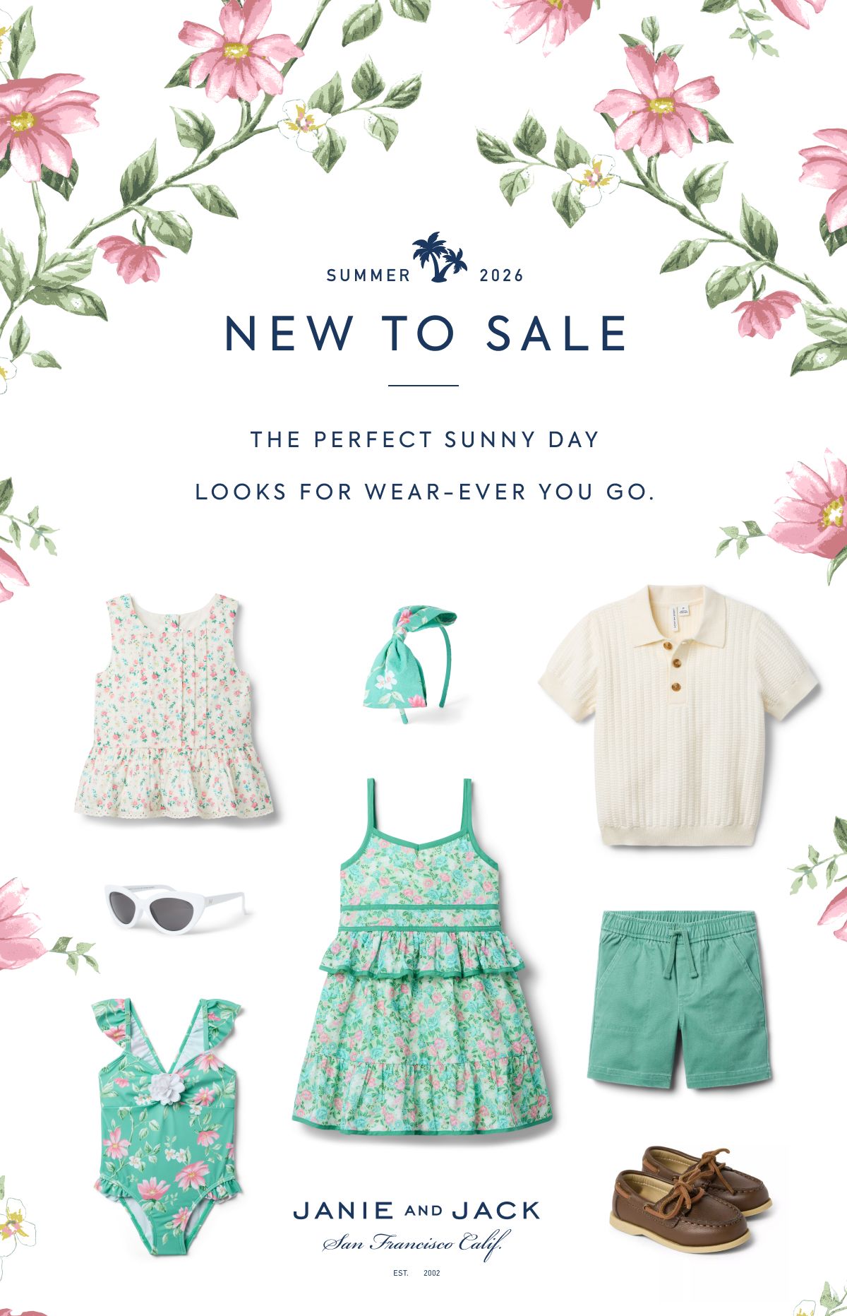 NEW TO SALE the perfect sunny day looks for WEAR-EVER YOU GO.